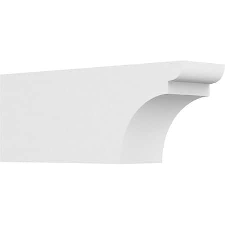 Ekena Millwork Standard Yorktown Architectural Grade PVC Rafter Tail, 4"W X 6"H X 16"L RFTP04X06X16YOR